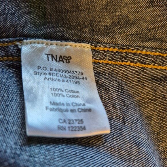 TNA Denim Shirt Size Small - Picture 8 of 9